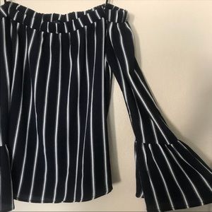 Off the shoulder blouse